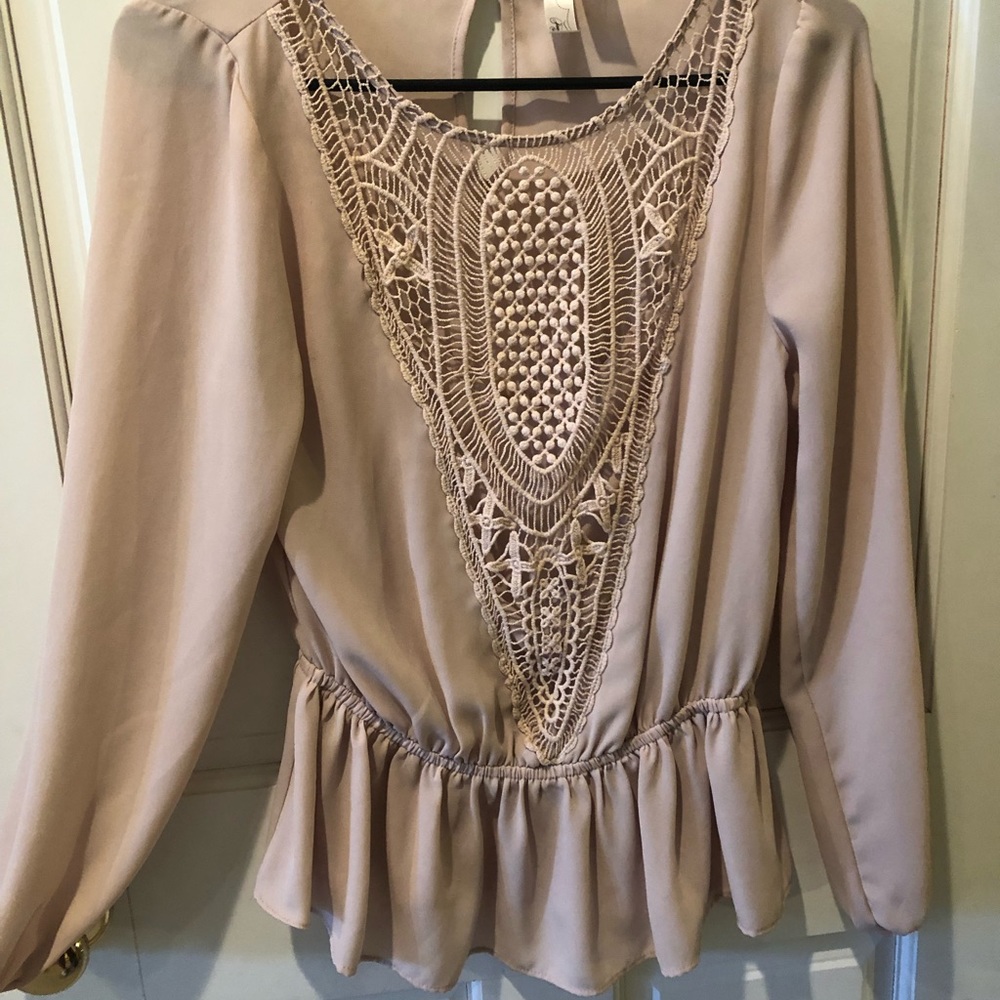 Tan cute top